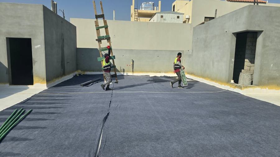 Roof waterproofing at Narjes Complex